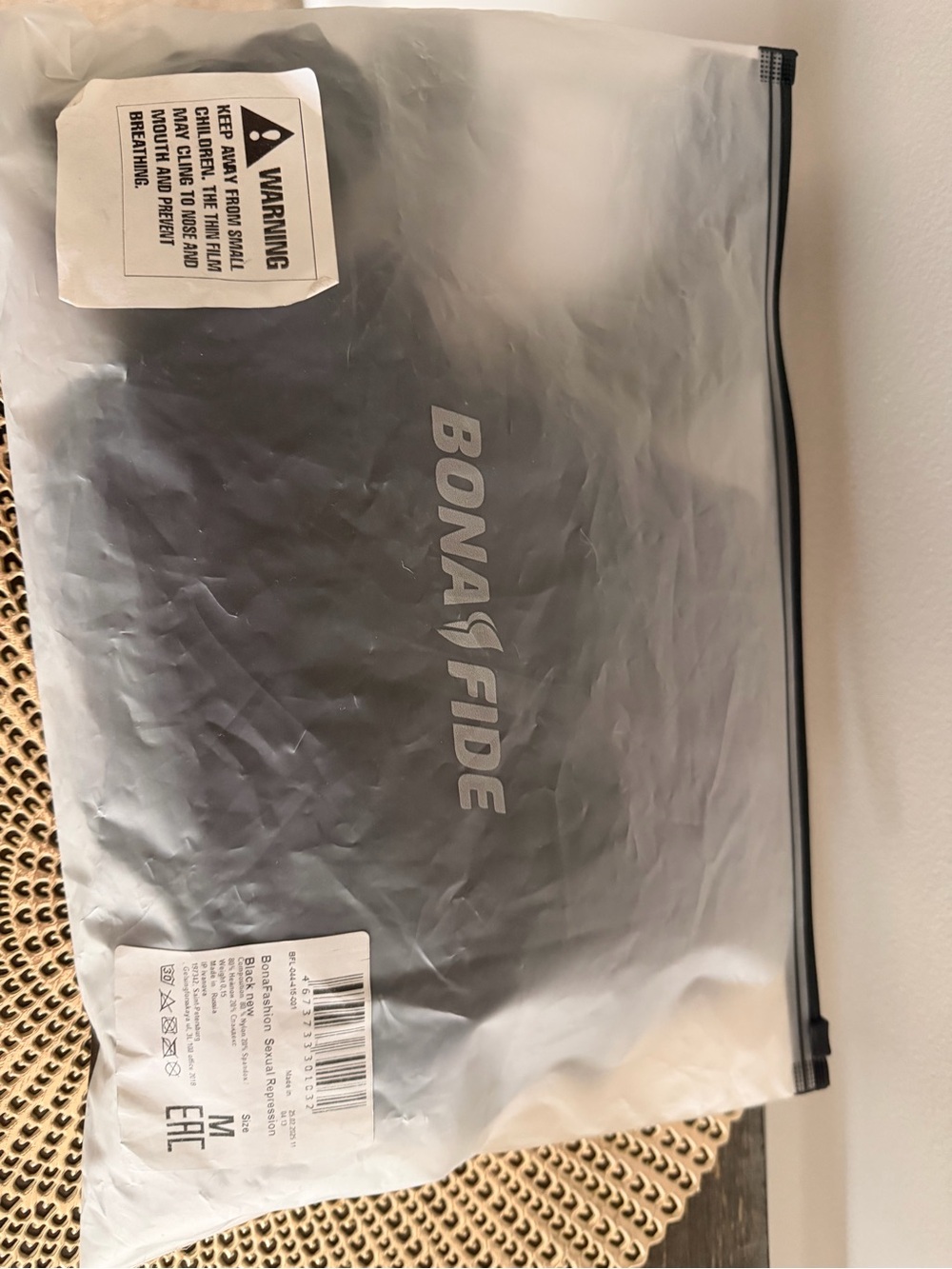 Bona Fide Black Mesh Leggings Size M - Picture 8 of 9